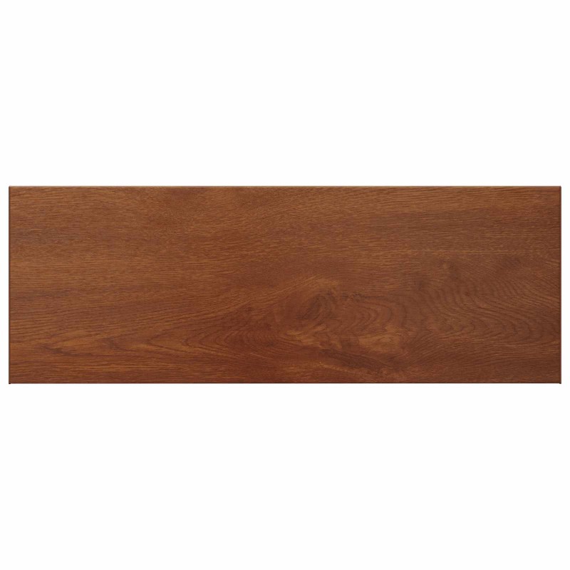 vidaXL Σαβανωτό Παραθύρου Καφέ ξύλο 120 x 50 x 4,5 εκ PVC