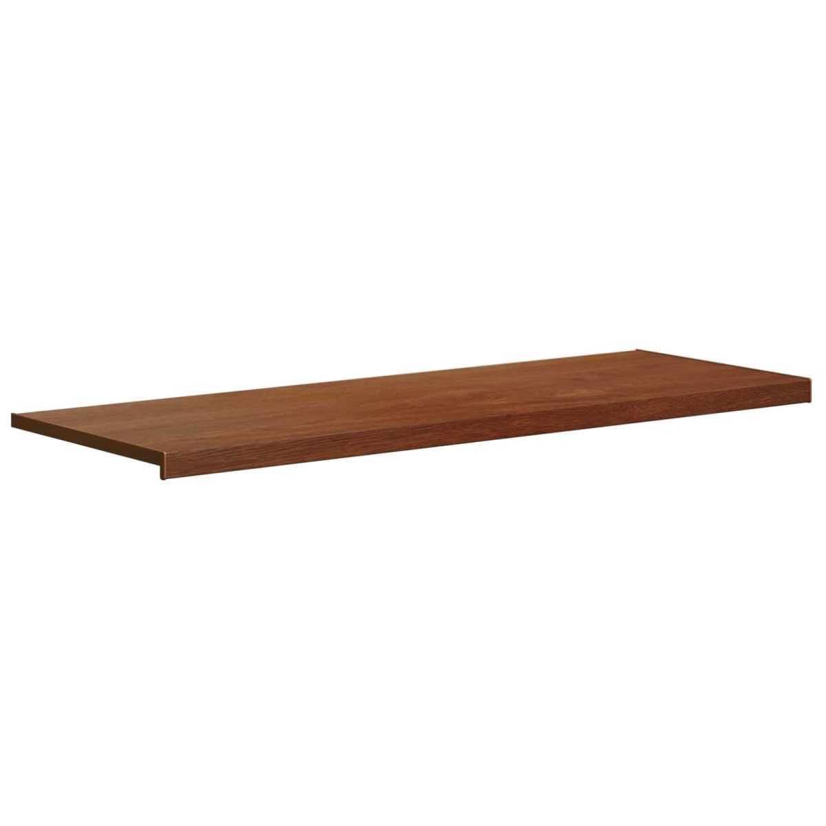 vidaXL Σαβανωτό Παραθύρου Καφέ ξύλο 140 x 50 x 4,5 εκ PVC