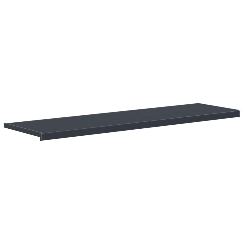 vidaXL Σαβανωτό Παραθύρου Ανθρακί με ξύλινη υφή 120 x 40 x 4,5 εκ PVC