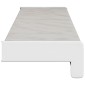 vidaXL Σαβανωτό Παραθύρου Υφή Μάρμαρου 60 x 15 x 4,5 εκ PVC