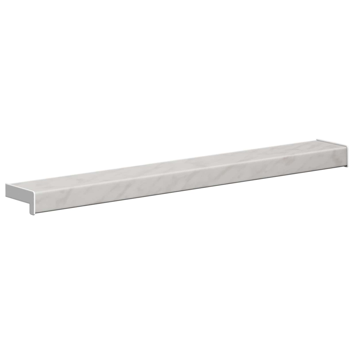 vidaXL Σαβανωτό Παραθύρου Υφή Μάρμαρου 80 x 15 x 4,5 εκ PVC