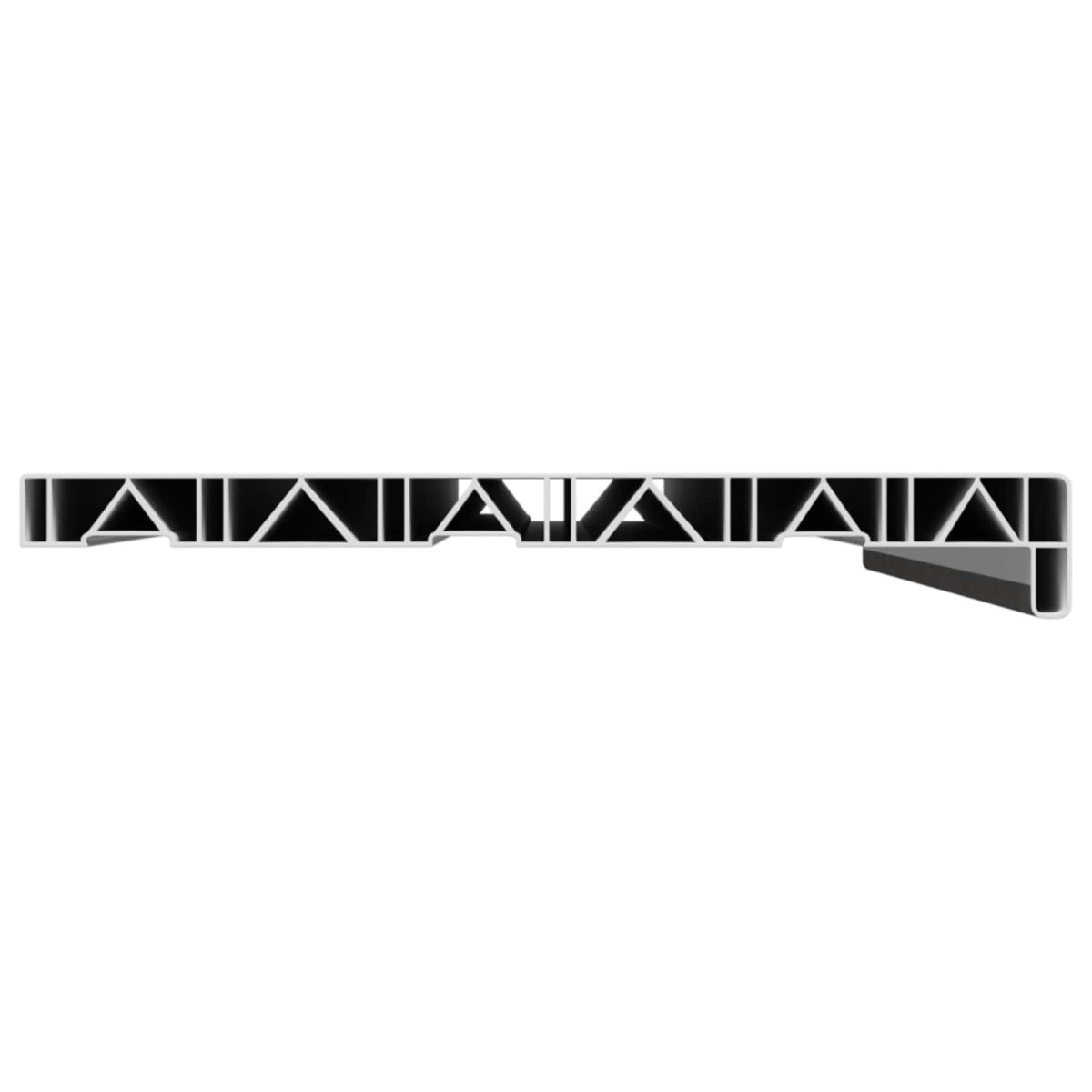 vidaXL Σαβανωτό Παραθύρου Υφή Μάρμαρου 60 x 30 x 4,5 εκ PVC