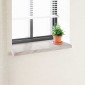 vidaXL Σαβανωτό Παραθύρου Υφή Μάρμαρου 100 x 40 x 4,5 εκ PVC