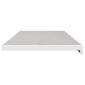 vidaXL Σαβανωτό Παραθύρου Υφή Μάρμαρου 120 x 45 x 4,5 εκ PVC