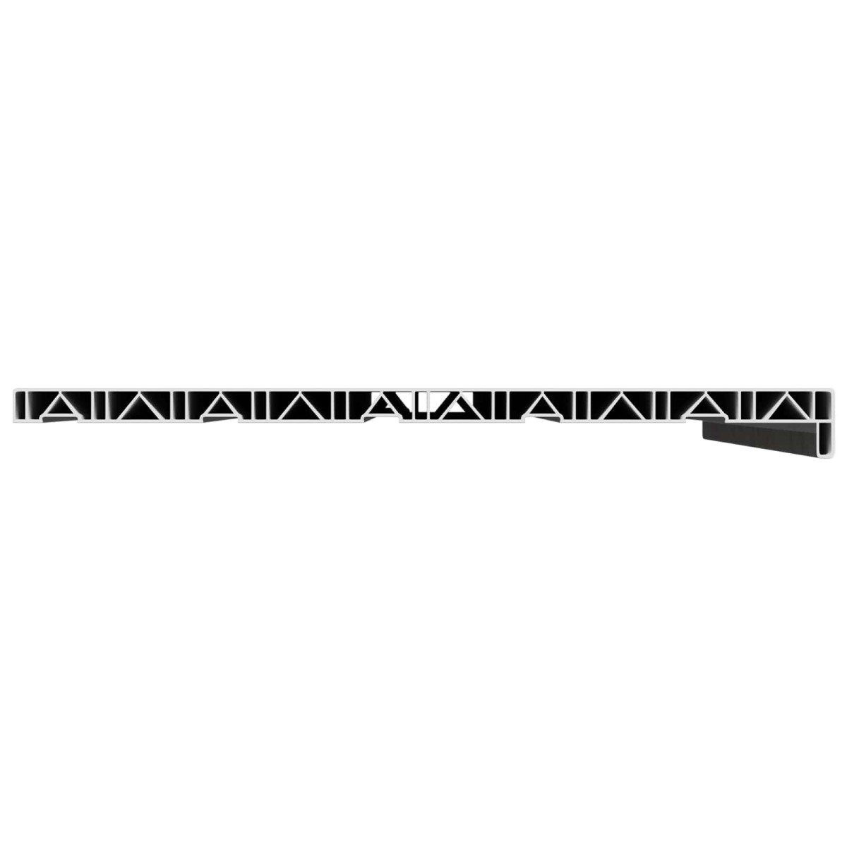 vidaXL Σαβανωτό Παραθύρου Υφή Μάρμαρου 60 x 50 x 4,5 εκ PVC