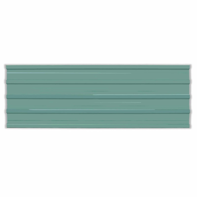 vidaXL Πάνελ οροφής 12 τμχ. Πράσινο 129 x 45 εκ. Γαλβανισμένος χάλυβας