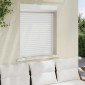 vidaXL Ρολό εισόδου Λευκός 80 x 100 cm Αλουμίνιο και Πολυουρεθάνη