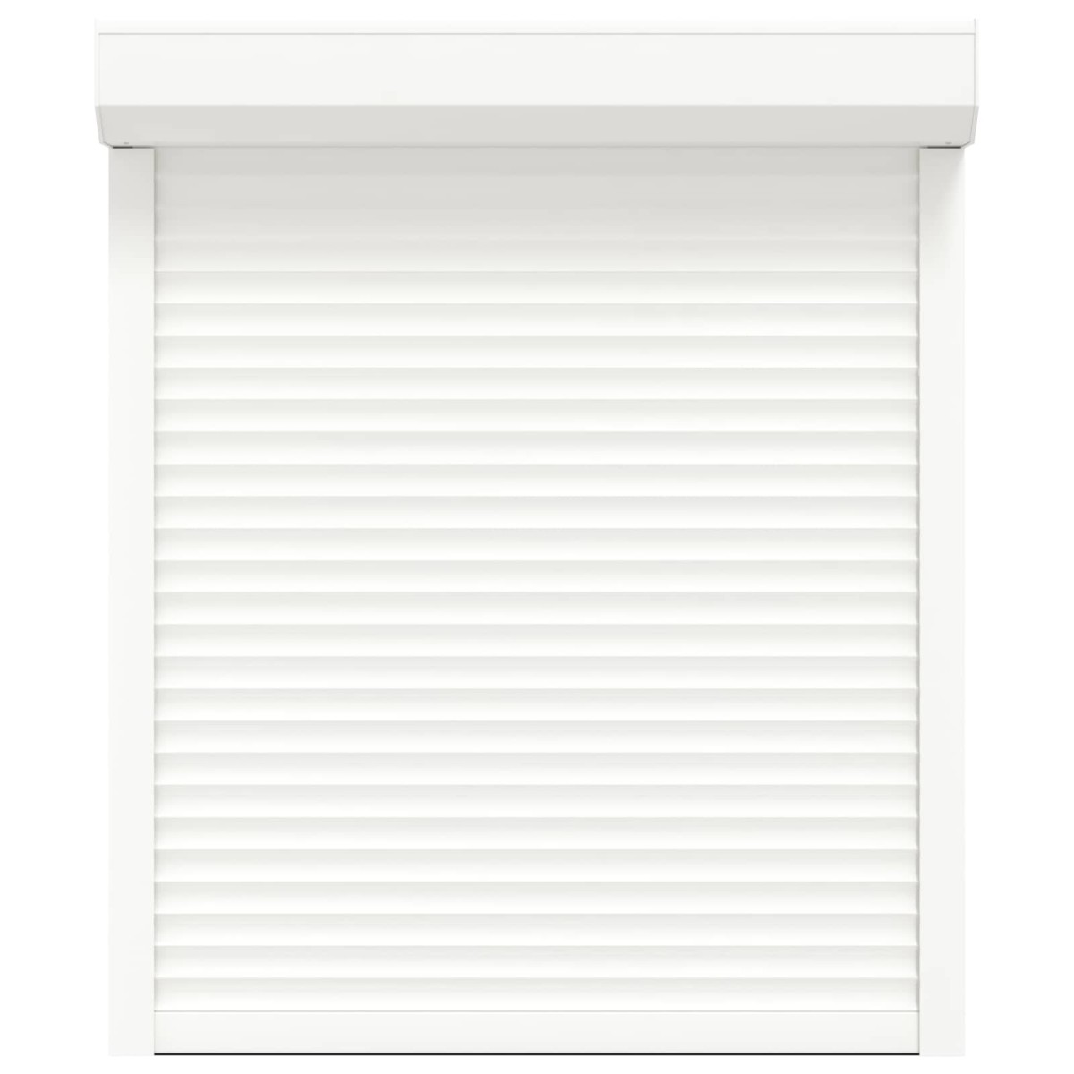 vidaXL Ρολό εισόδου Λευκός 100 x 130 cm Αλουμίνιο και Πολυουρεθάνη