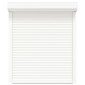 vidaXL Ρολό εισόδου Λευκός 100 x 130 cm Αλουμίνιο και Πολυουρεθάνη