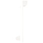 vidaXL Ρολό εισόδου Λευκός 100 x 130 cm Αλουμίνιο και Πολυουρεθάνη