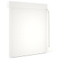 vidaXL Ρολό εισόδου Λευκός 100 x 130 cm Αλουμίνιο και Πολυουρεθάνη