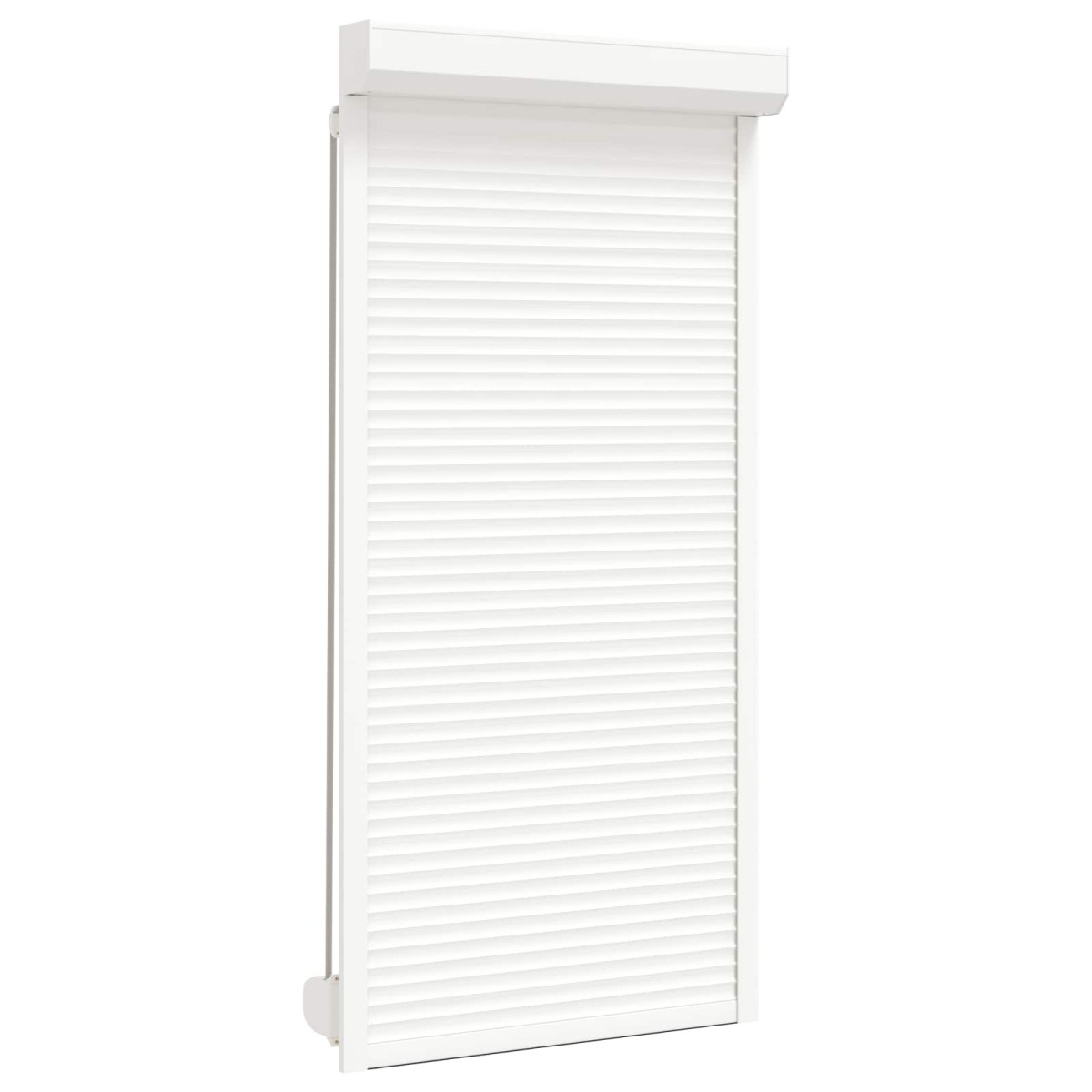 vidaXL Ρολό εισόδου Λευκός 100 x 210 cm Αλουμίνιο και Πολυουρεθάνη