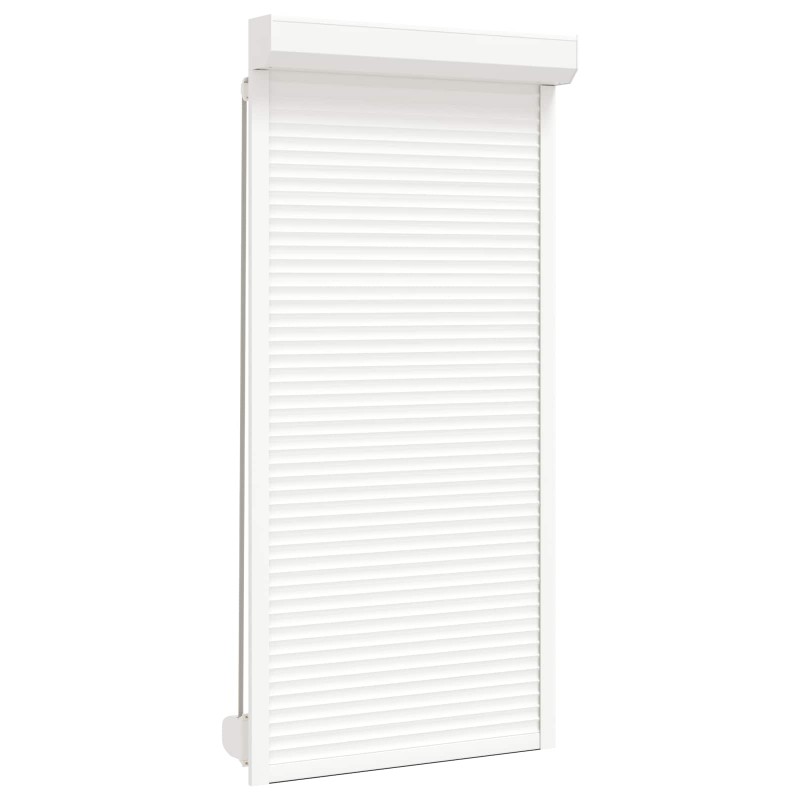 vidaXL Ρολό εισόδου Λευκός 100 x 210 cm Αλουμίνιο και Πολυουρεθάνη