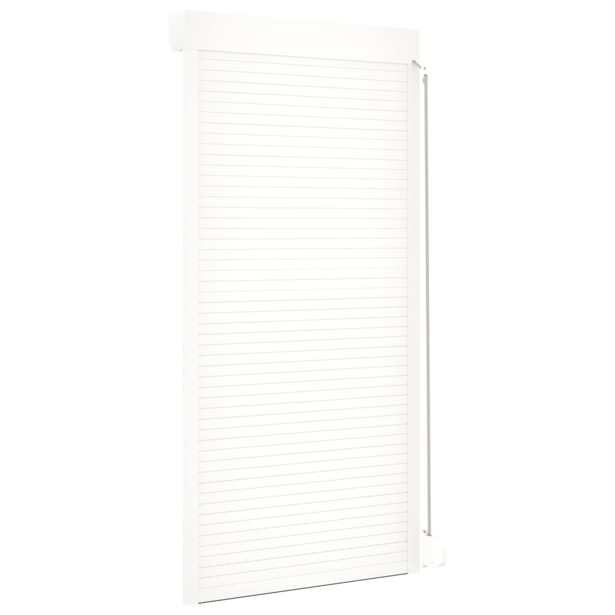 vidaXL Ρολό εισόδου Λευκός 100 x 210 cm Αλουμίνιο και Πολυουρεθάνη