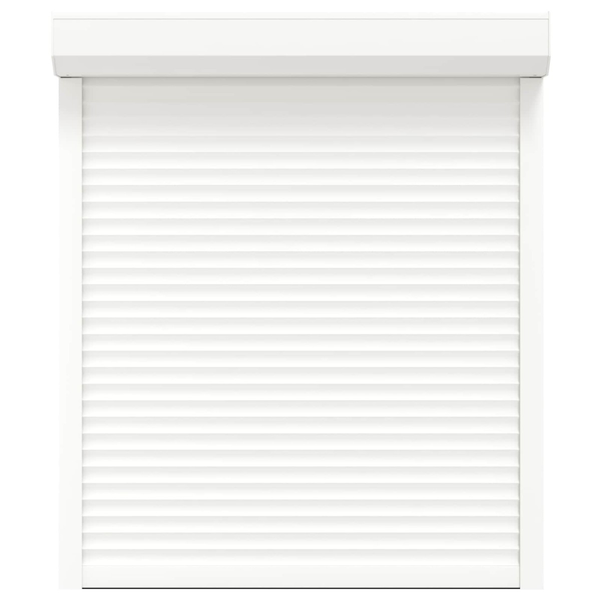 vidaXL Ρολό εισόδου Λευκός 110 x 130 cm Αλουμίνιο και Πολυουρεθάνη