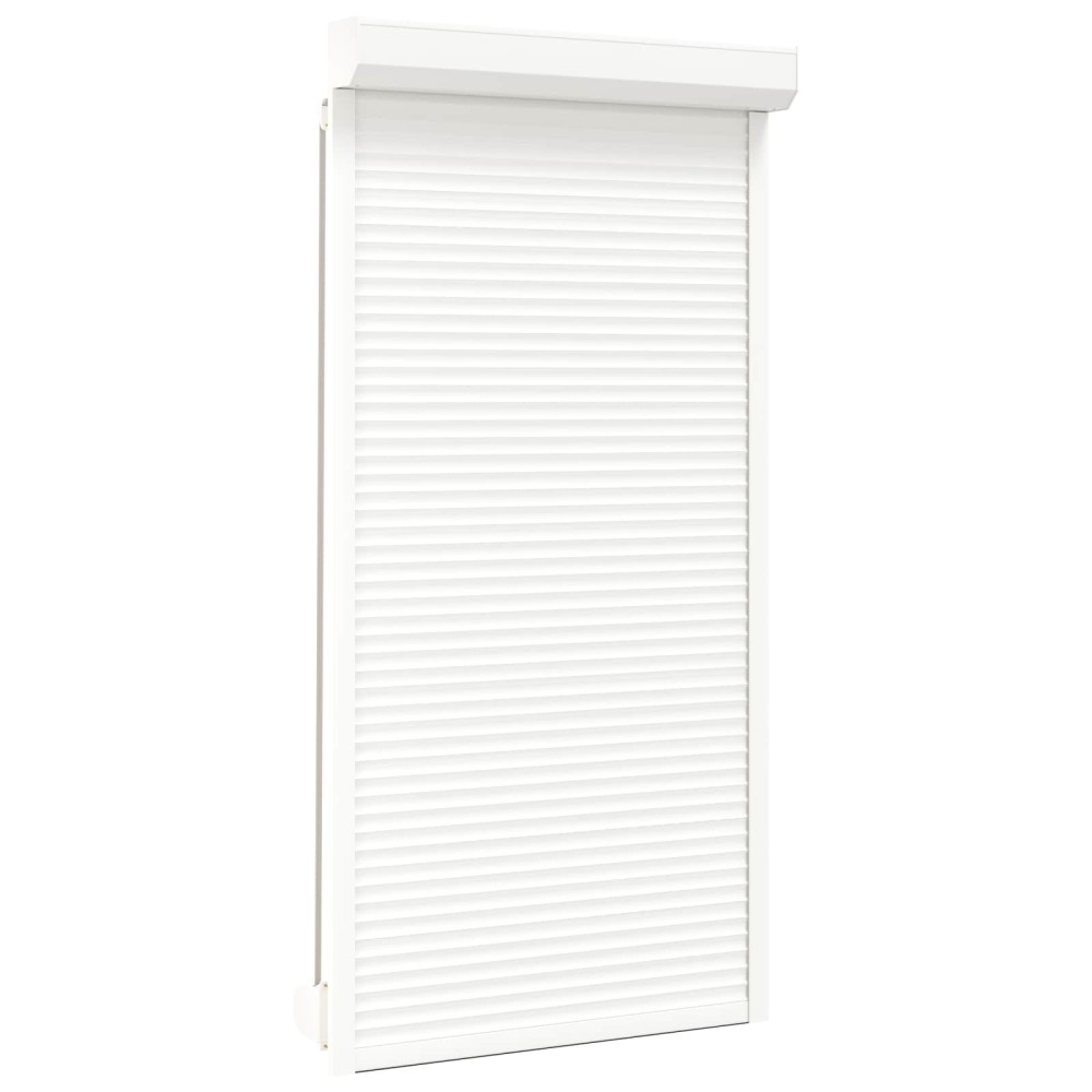 vidaXL Ρολό εισόδου Λευκός 110 x 220 cm Αλουμίνιο και Πολυουρεθάνη