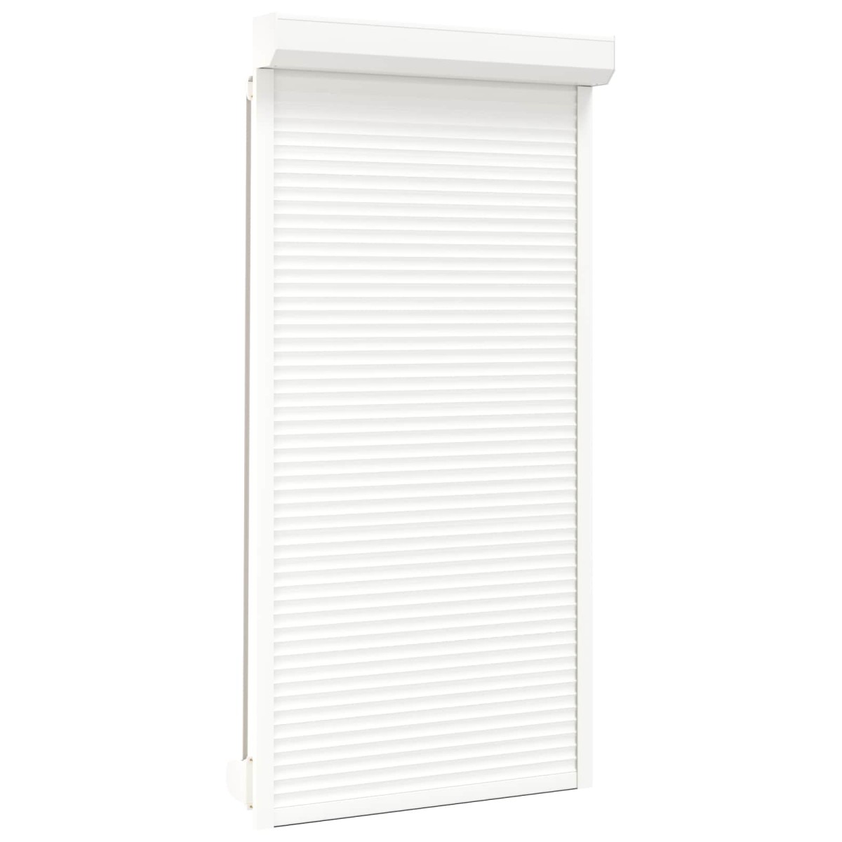 vidaXL Ρολό εισόδου Λευκός 110 x 220 cm Αλουμίνιο και Πολυουρεθάνη