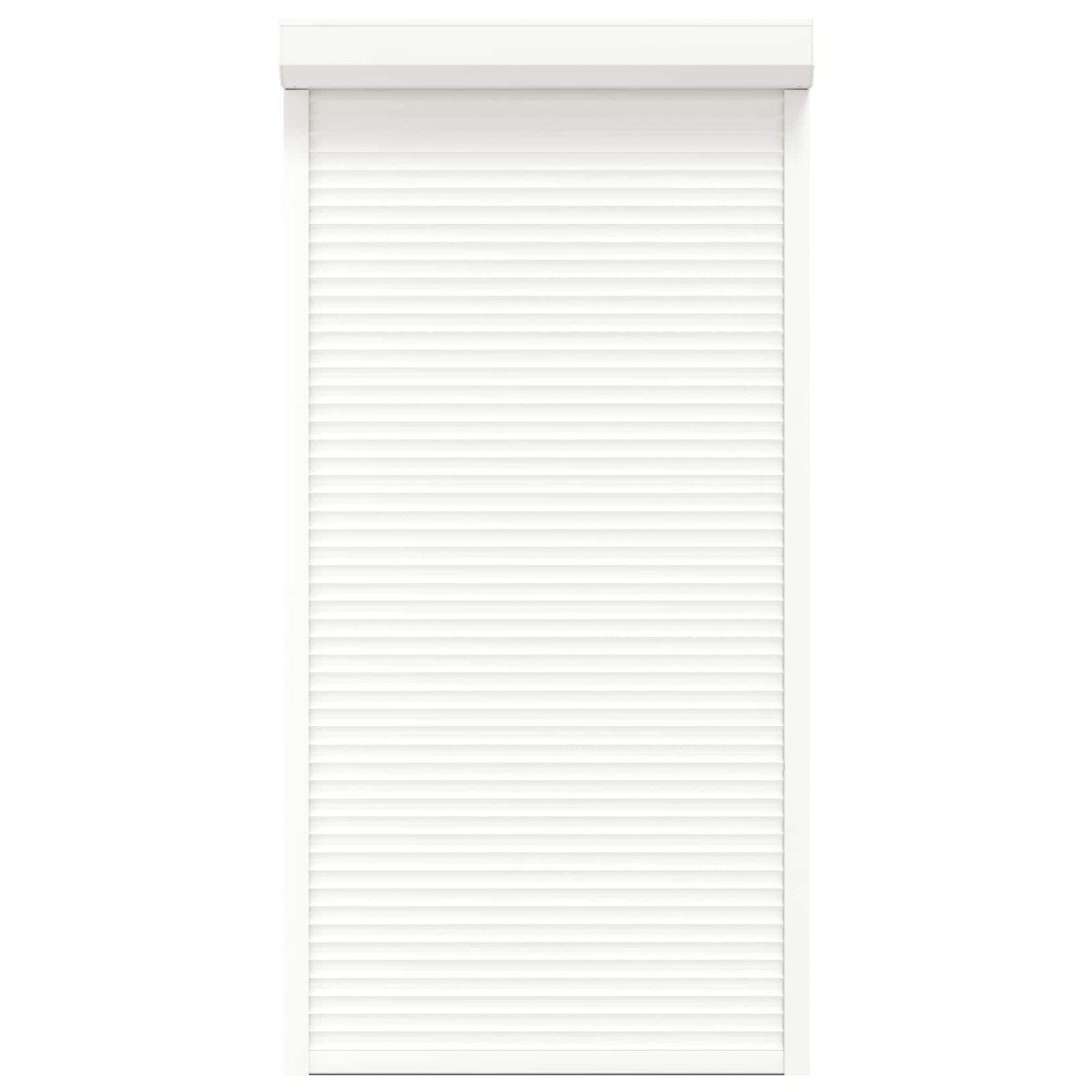 vidaXL Ρολό εισόδου Λευκός 110 x 220 cm Αλουμίνιο και Πολυουρεθάνη
