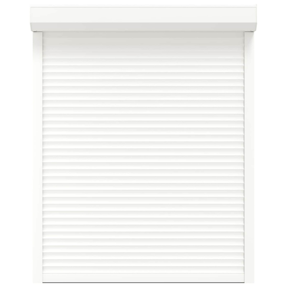 vidaXL Ρολό εισόδου Λευκός 120 x 150 cm Αλουμίνιο και Πολυουρεθάνη