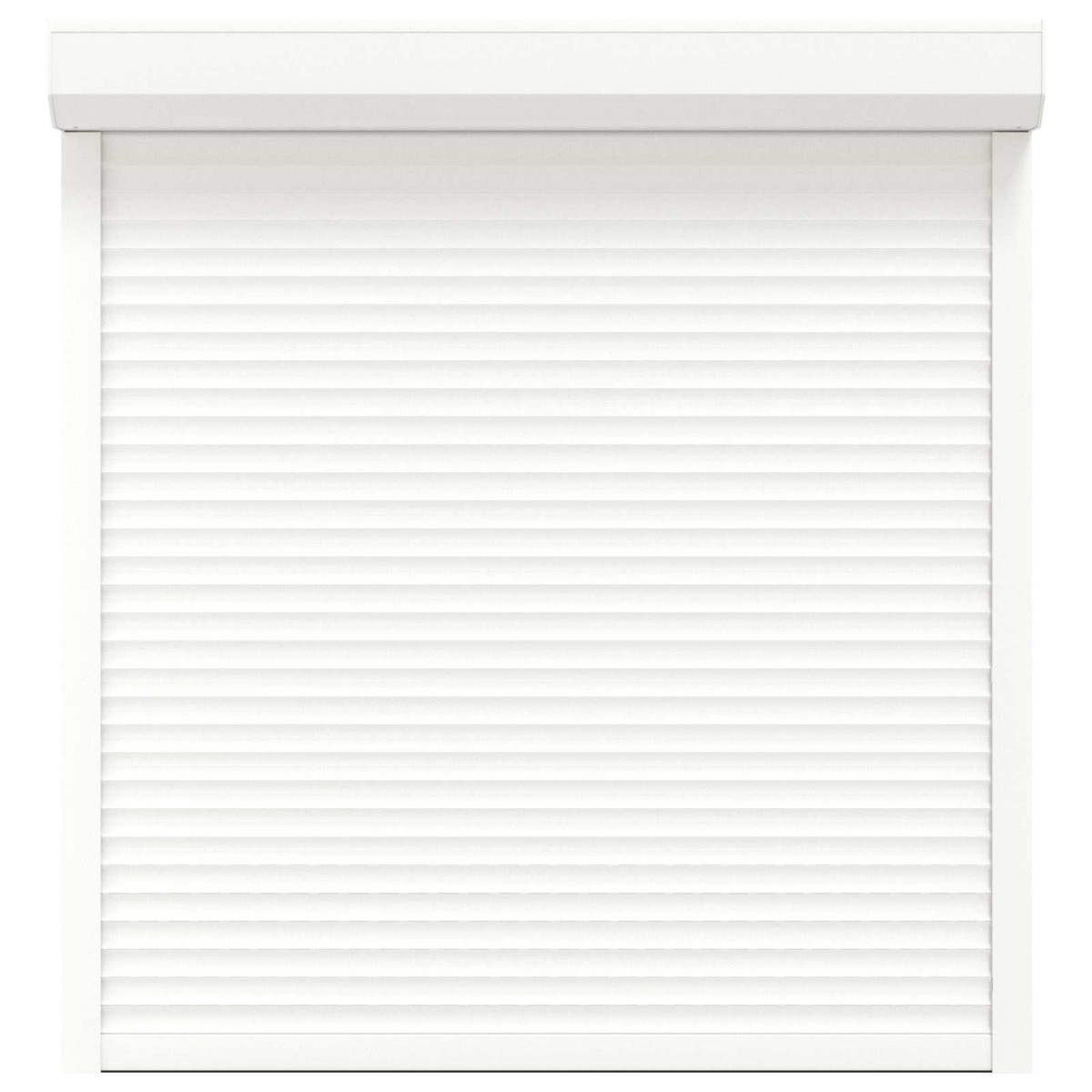 vidaXL Ρολό εισόδου Λευκός 130 x 140 cm Αλουμίνιο και Πολυουρεθάνη