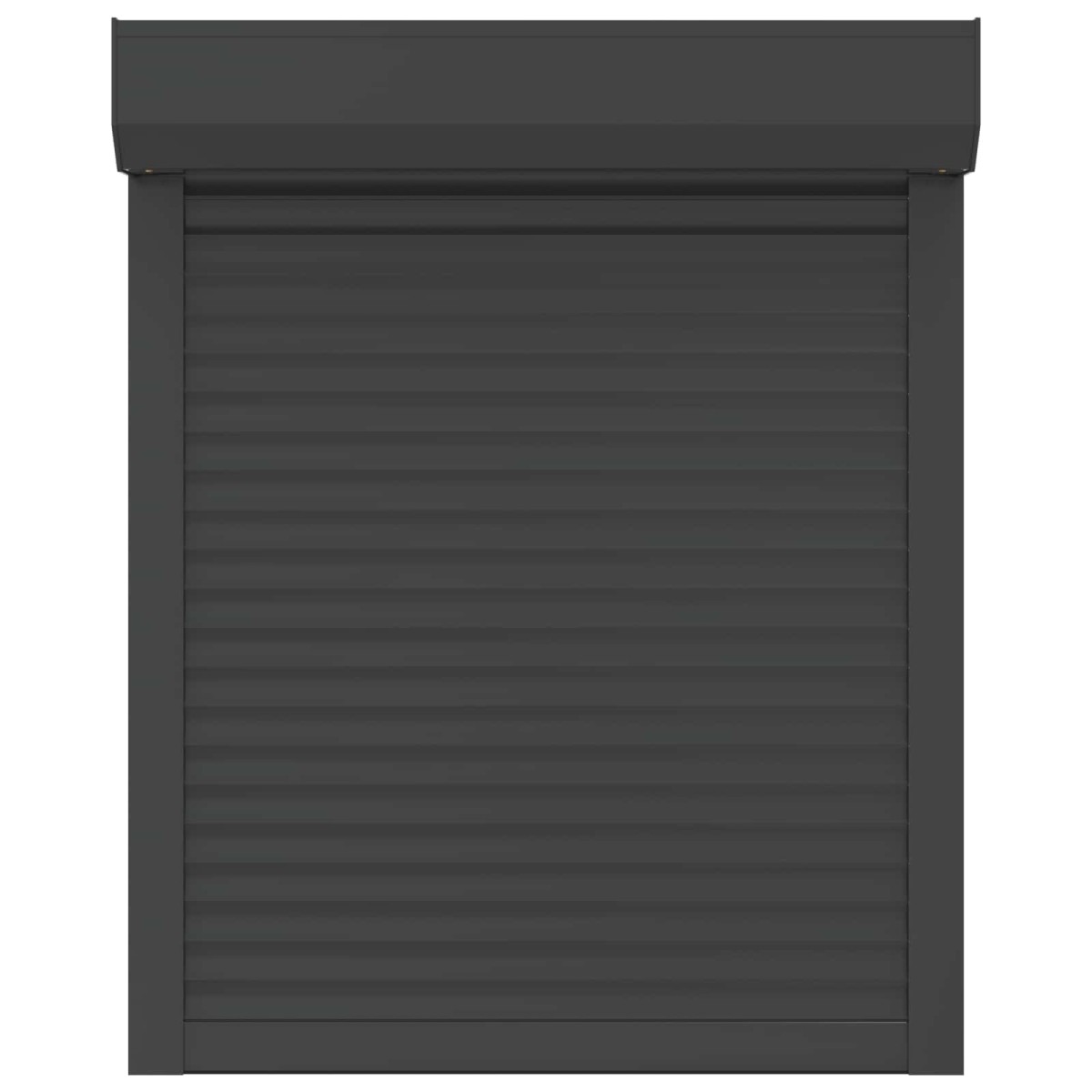 vidaXL Ρολό εισόδου Ανθρακί 80 x 100 cm Αλουμίνιο και Πολυουρεθάνη