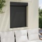 vidaXL Ρολό εισόδου Ανθρακί 80 x 100 cm Αλουμίνιο και Πολυουρεθάνη