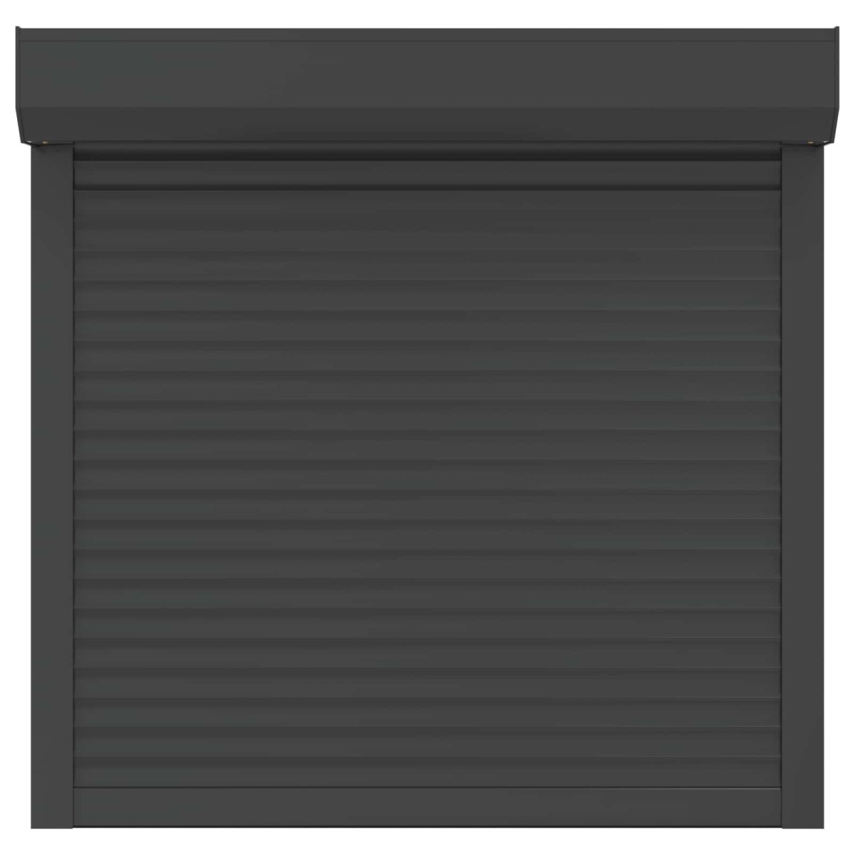 vidaXL Ρολό εισόδου Ανθρακί 100 x 100 cm Αλουμίνιο και Πολυουρεθάνη