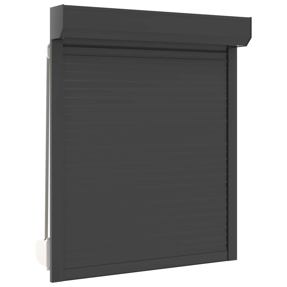 vidaXL Ρολό εισόδου Ανθρακί 100 x 120 cm Αλουμίνιο και Πολυουρεθάνη