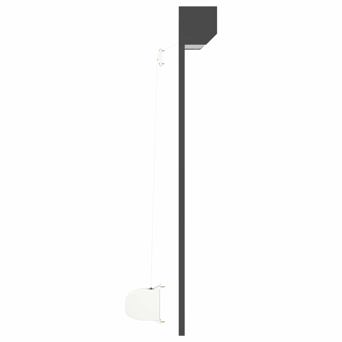 vidaXL Ρολό εισόδου Ανθρακί 100 x 120 cm Αλουμίνιο και Πολυουρεθάνη