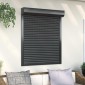 vidaXL Ρολό εισόδου Ανθρακί 100 x 120 cm Αλουμίνιο και Πολυουρεθάνη