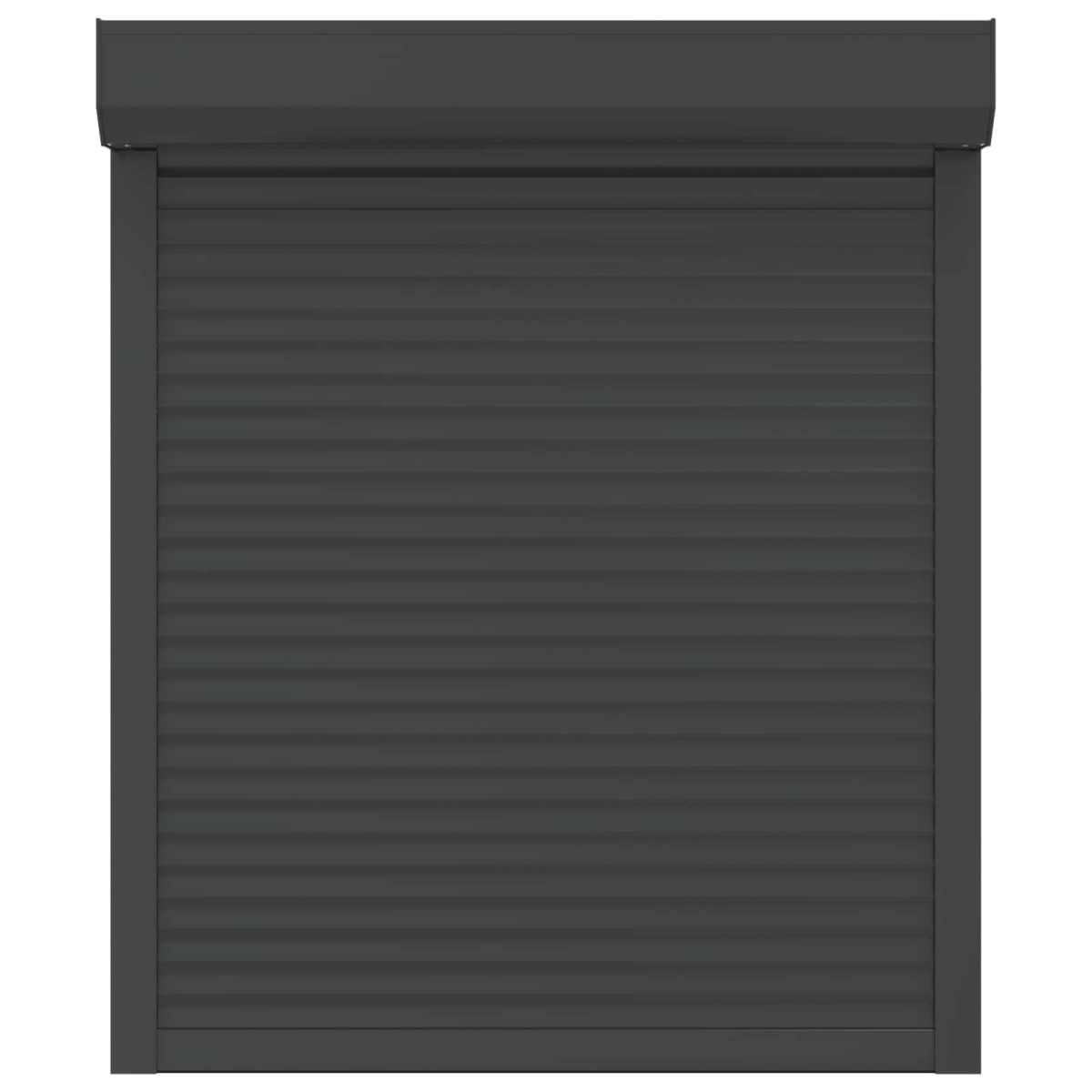 vidaXL Ρολό εισόδου Ανθρακί 100 x 130 cm Αλουμίνιο και Πολυουρεθάνη