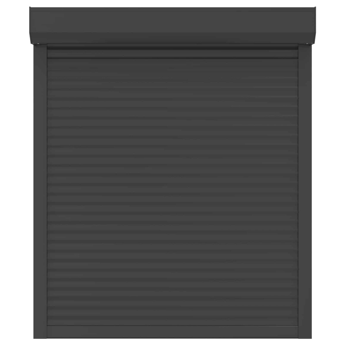 vidaXL Ρολό εισόδου Ανθρακί 110 x 130 cm Αλουμίνιο και Πολυουρεθάνη