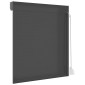 vidaXL Ρολό εισόδου Ανθρακί 110 x 130 cm Αλουμίνιο και Πολυουρεθάνη