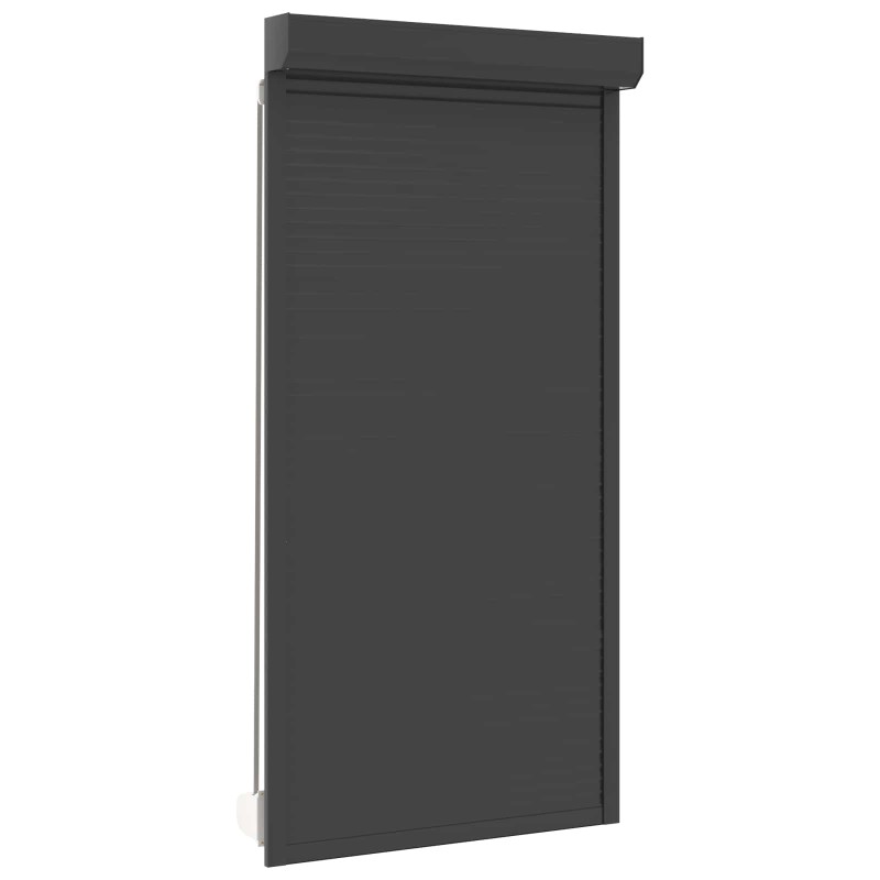 vidaXL Ρολό εισόδου Ανθρακί 110 x 220 cm Αλουμίνιο και Πολυουρεθάνη