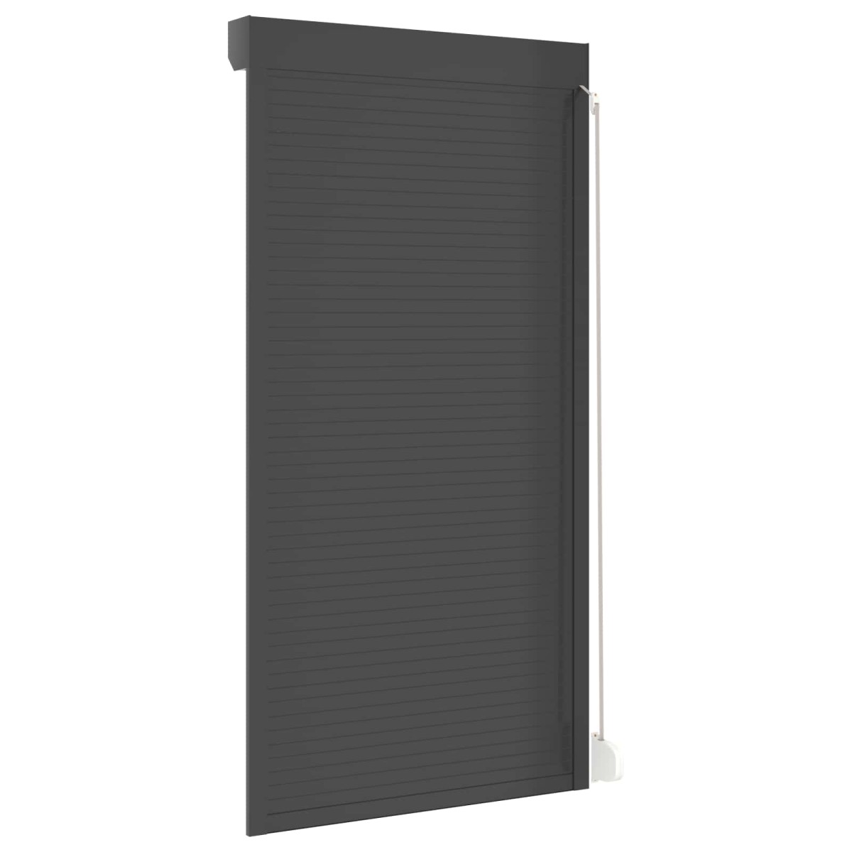 vidaXL Ρολό εισόδου Ανθρακί 110 x 220 cm Αλουμίνιο και Πολυουρεθάνη