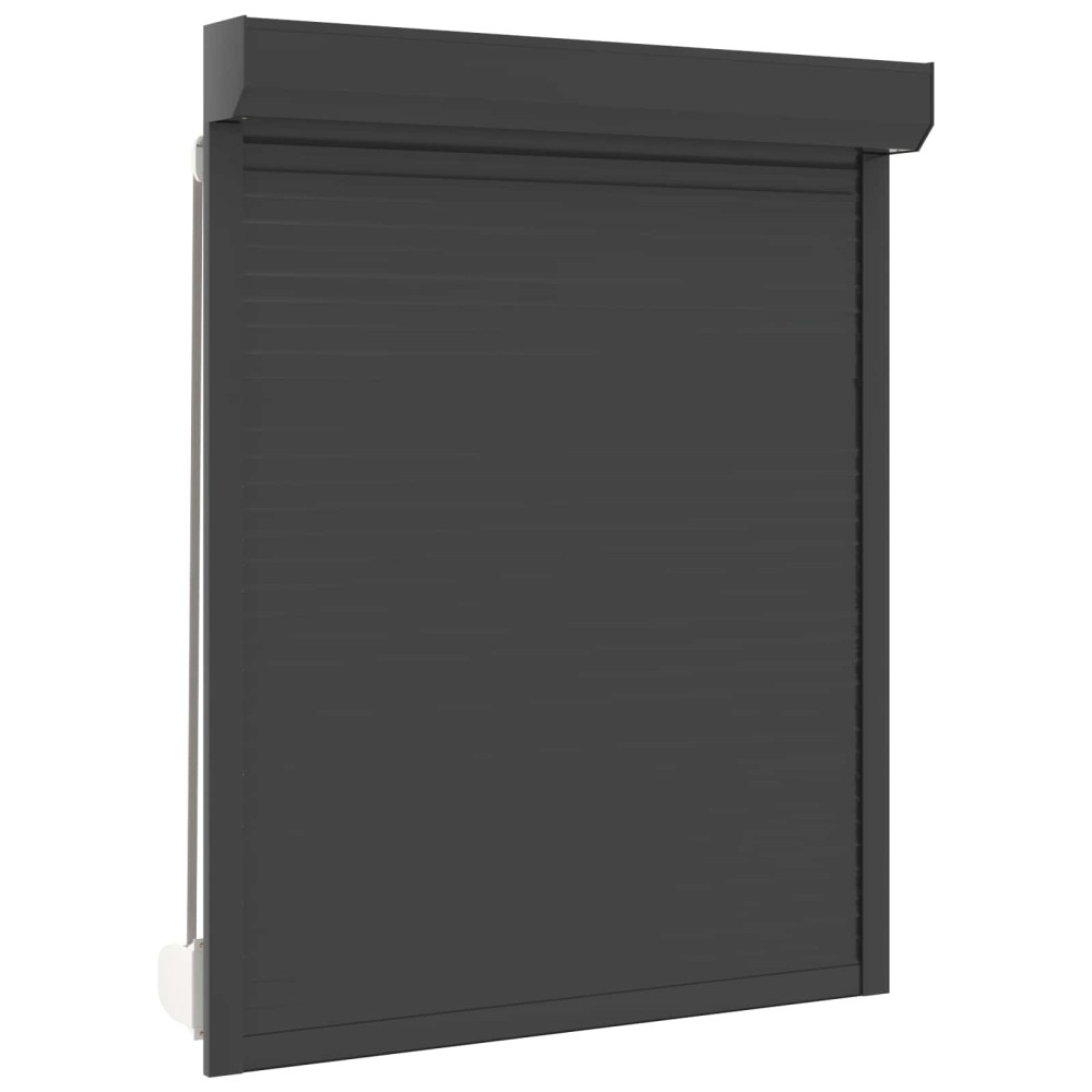 vidaXL Ρολό εισόδου Ανθρακί 120 x 150 cm Αλουμίνιο και Πολυουρεθάνη