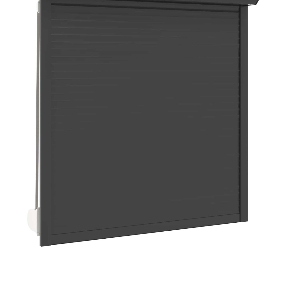 vidaXL Ρολό εισόδου Ανθρακί 130 x 140 cm Αλουμίνιο και Πολυουρεθάνη