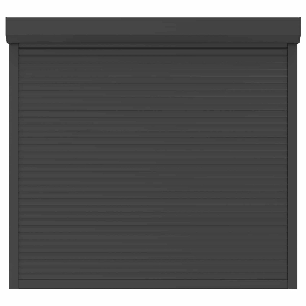 vidaXL Ρολό εισόδου Ανθρακί 160 x 150 cm Αλουμίνιο και Πολυουρεθάνη