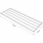 vidaXL Πάνελ οροφής 12 τμχ. Ανθρακί 129 x 45 εκ. Γαλβανισμένος χάλυβας