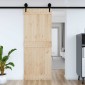 vidaXL Πόρτα NARVIK Φυσικό 90 x 210 cm Συμπαγές Ξύλο Πεύκου