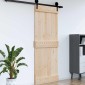 vidaXL Πόρτα NARVIK Φυσικό 95 x 210 cm Συμπαγές Ξύλο Πεύκου