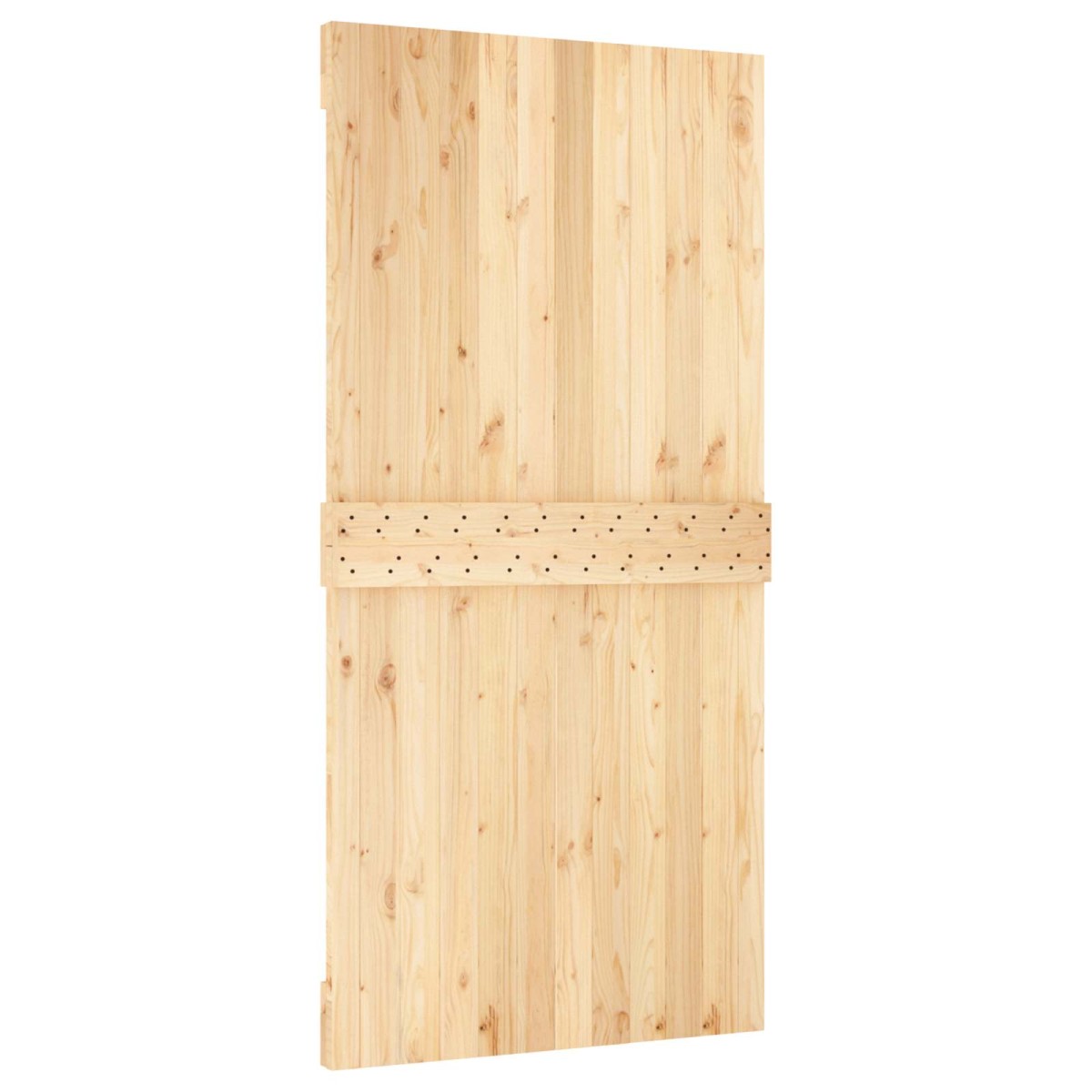 vidaXL Πόρτα NARVIK Φυσικό 100 x 210 cm Συμπαγές Ξύλο Πεύκου