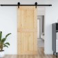 vidaXL Πόρτα NARVIK Φυσικό 95 x 210 cm Συμπαγές Ξύλο Πεύκου