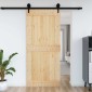 vidaXL Πόρτα NARVIK Φυσικό 100 x 210 cm Συμπαγές Ξύλο Πεύκου