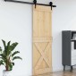 vidaXL Πόρτα NARVIK Φυσικό 80 x 210 cm Συμπαγές Ξύλο Πεύκου