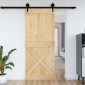 vidaXL Πόρτα NARVIK Φυσικό 95 x 210 cm Συμπαγές Ξύλο Πεύκου