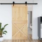 vidaXL Πόρτα NARVIK Φυσικό 100 x 210 cm Συμπαγές Ξύλο Πεύκου