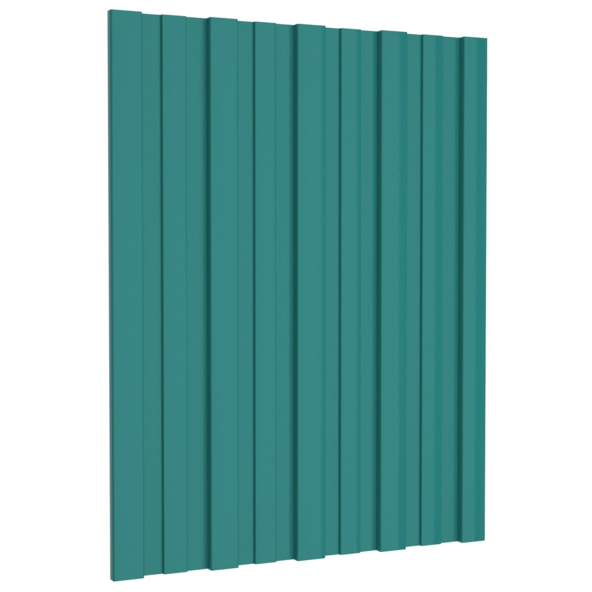 vidaXL Πάνελ οροφής 36 τεμ. Πράσινο 60 x 45 cm Γαλβανισμένος χάλυβας