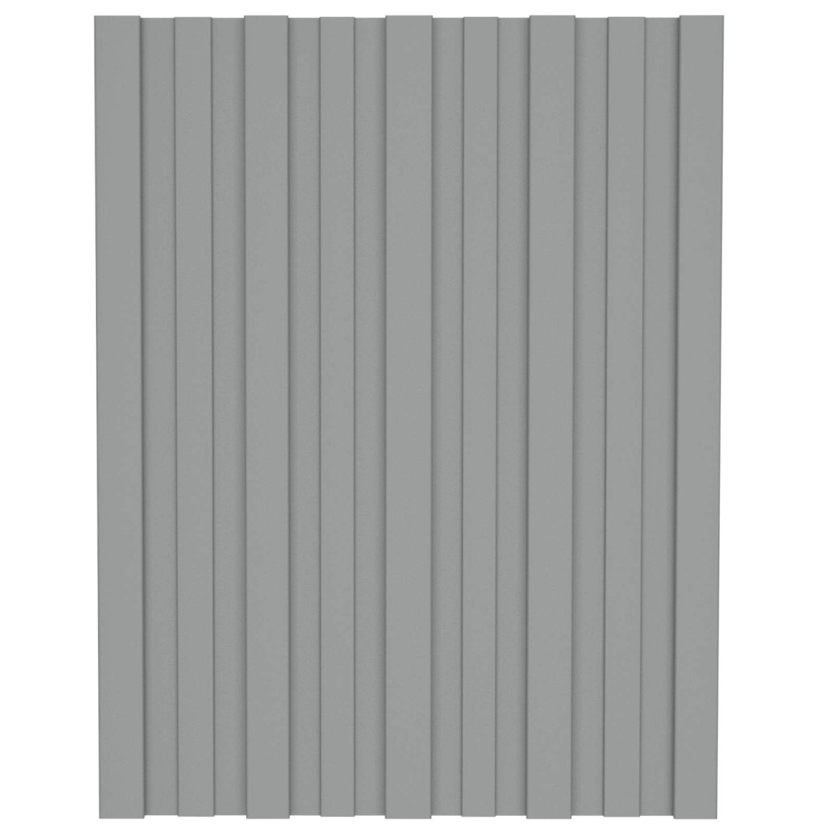 vidaXL Πάνελ οροφής 36 τεμ. Γκρι 60 x 45 cm Γαλβανισμένος χάλυβας