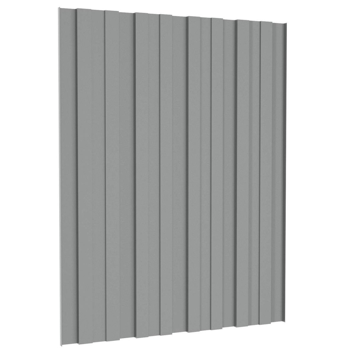 vidaXL Πάνελ οροφής 36 τεμ. Γκρι 60 x 45 cm Γαλβανισμένος χάλυβας